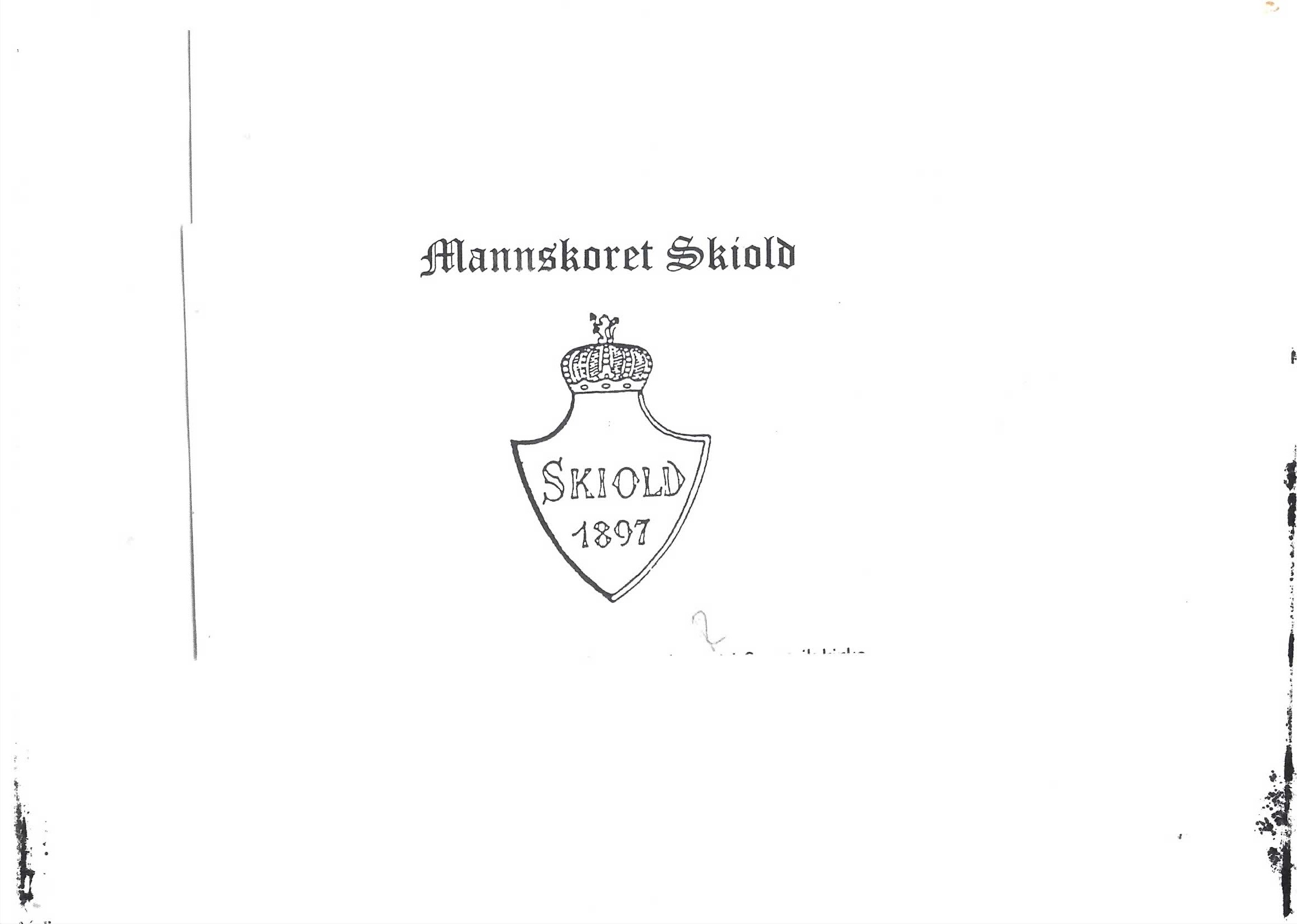 logo bilde Mannskoret Skiold